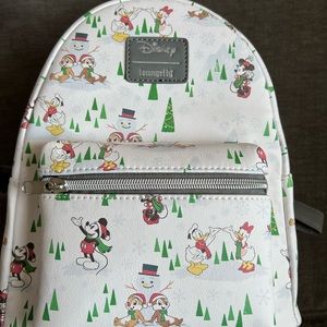 Loungefly Mickey and Friends Christmas Backpack